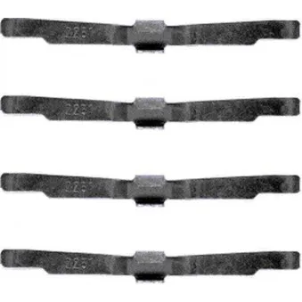 Kit d'accessoires, plaquette de frein à disque MINTEX MBA986