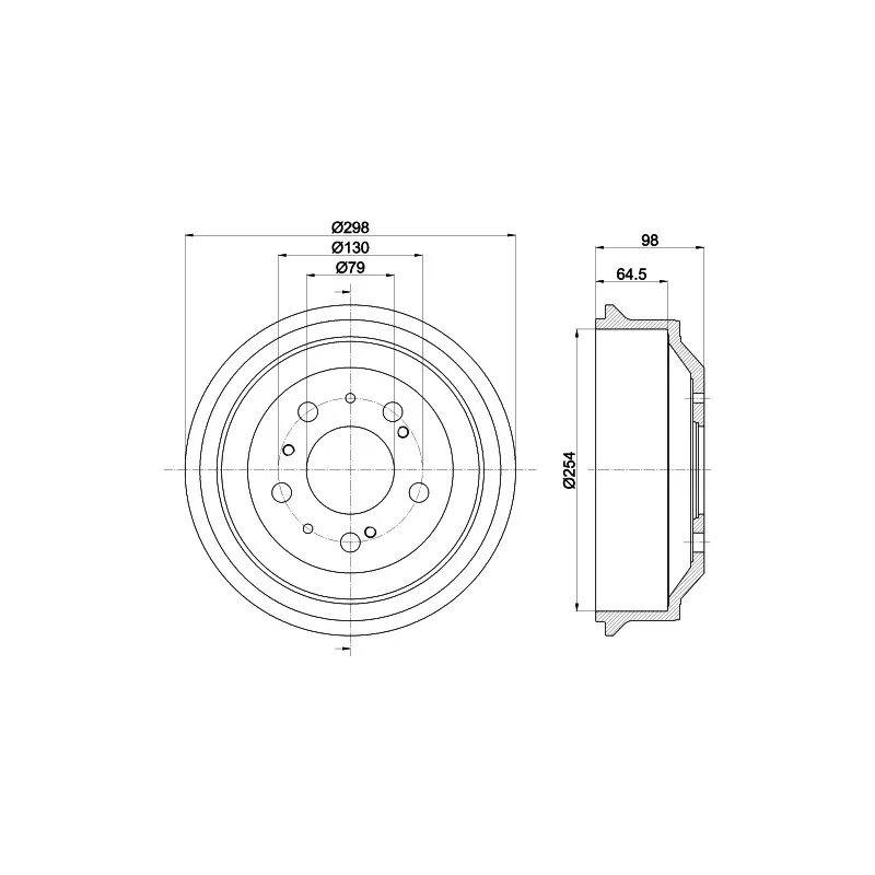 Tambour de frein MINTEX MBD037