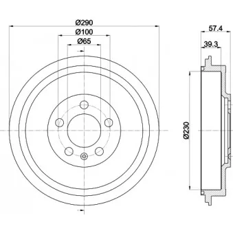 Tambour de frein MINTEX MBD193