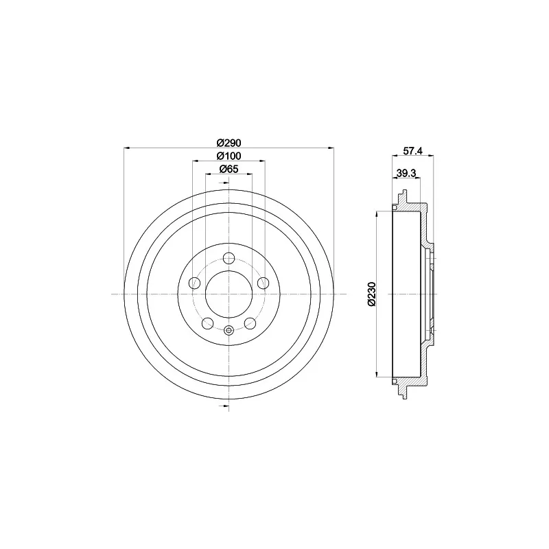 Tambour de frein MINTEX MBD193