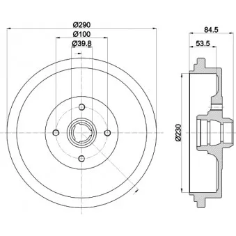 Tambour de frein MINTEX MBD218