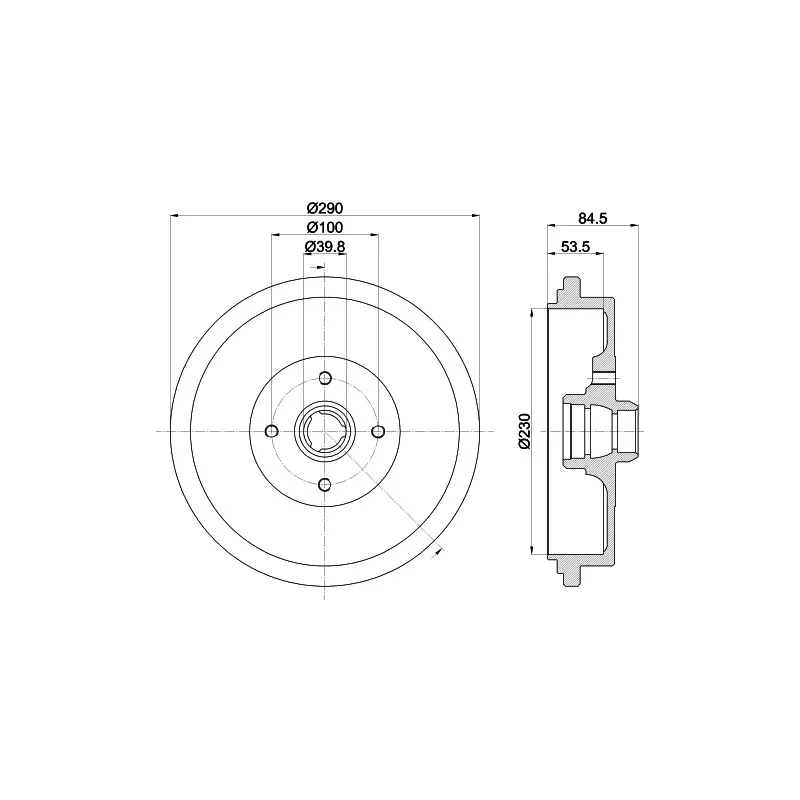 Tambour de frein MINTEX MBD218