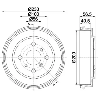 Tambour de frein MINTEX MBD294