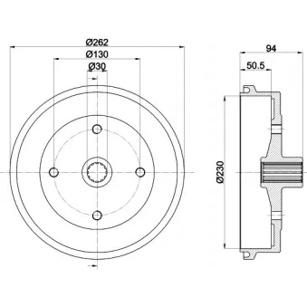 Tambour de frein MINTEX MBD295