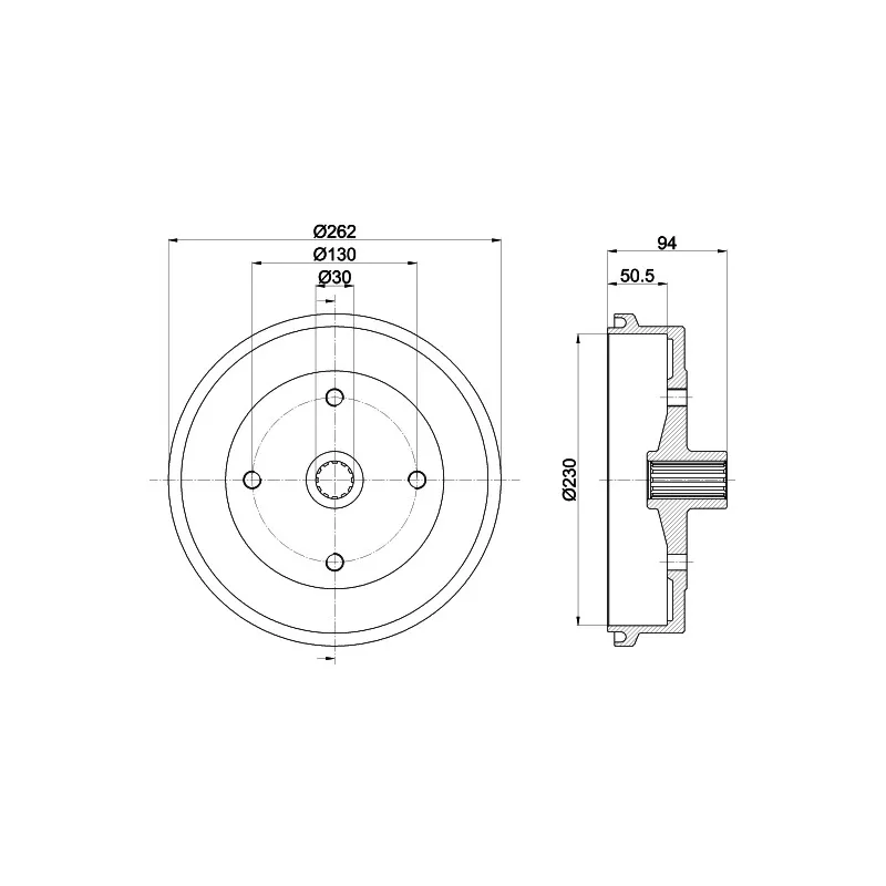 Tambour de frein MINTEX MBD295