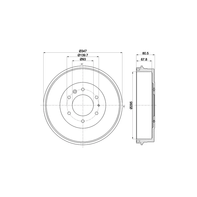 Tambour de frein MINTEX MBD334