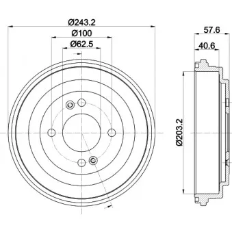 Tambour de frein MINTEX MBD339