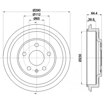 Tambour de frein MINTEX MBD366