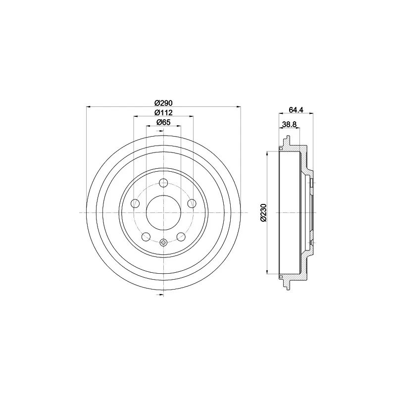 Tambour de frein MINTEX MBD366