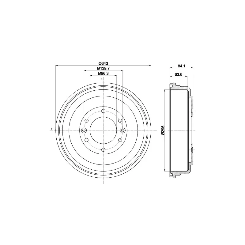 Tambour de frein MINTEX MBD368