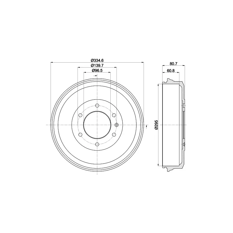 Tambour de frein MINTEX MBD369