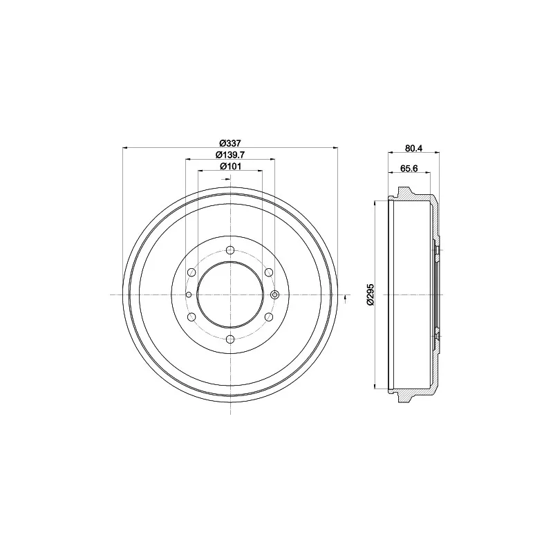 Tambour de frein MINTEX MBD374