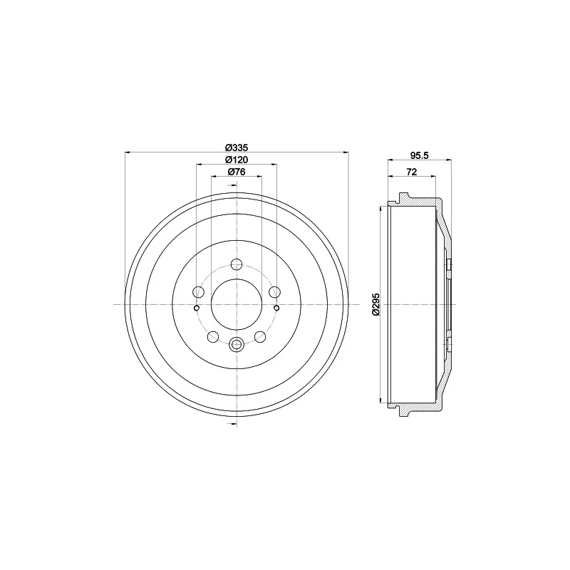 Tambour de frein MINTEX MBD392