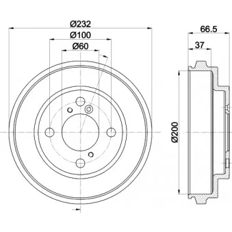 Tambour de frein MINTEX MBD396
