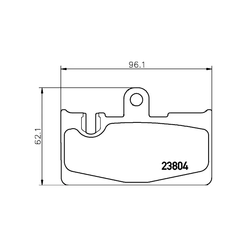 Jeu de 4 plaquettes de frein arrière MINTEX MDB2136