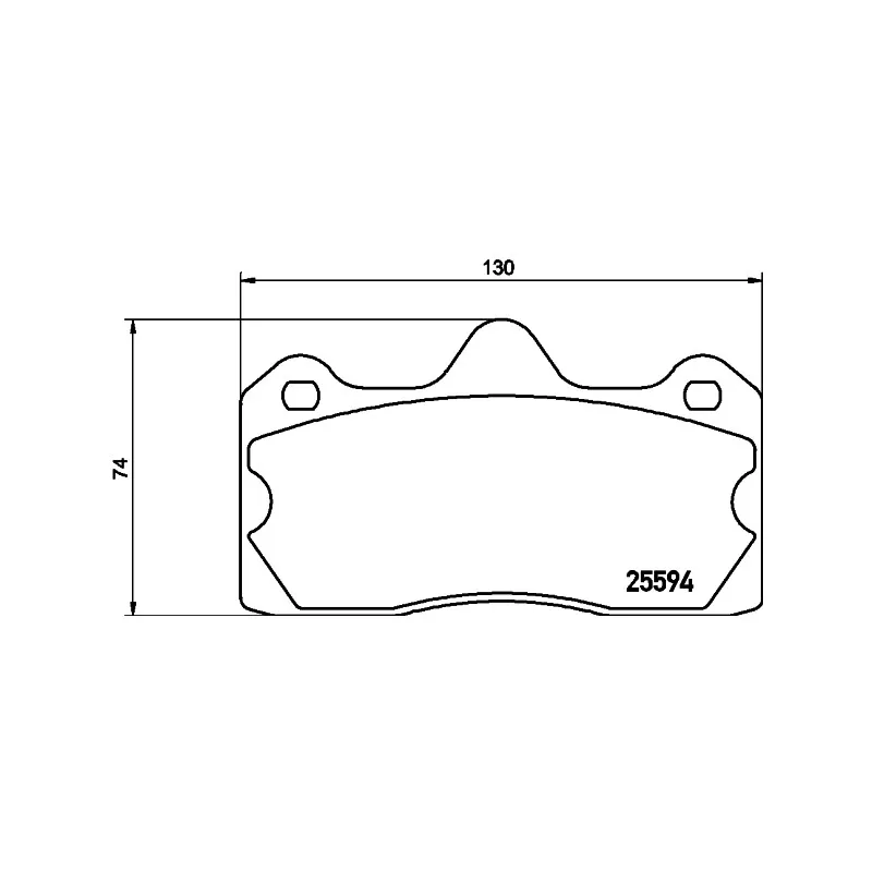 Jeu de 4 plaquettes de frein arrière MINTEX MDB3289
