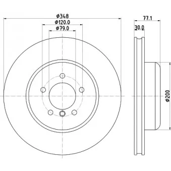 Jeu de 2 disques de frein avant MINTEX MDC2380