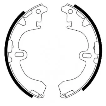 Jeu de mâchoires de frein MINTEX MFR339