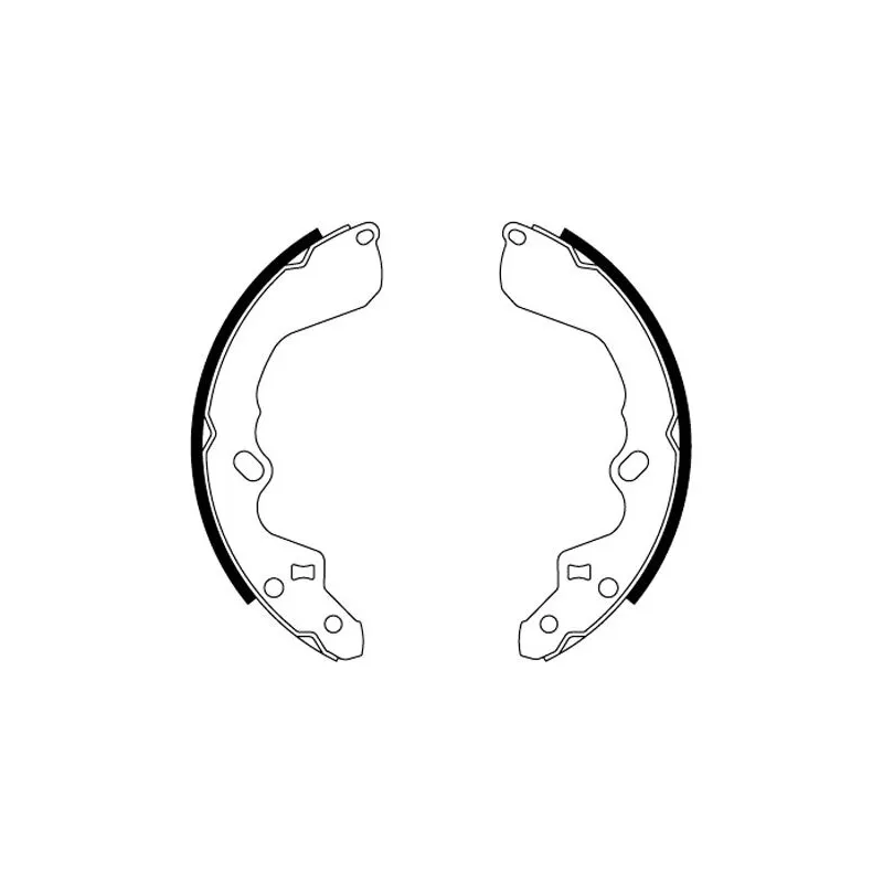 Jeu de mâchoires de frein MINTEX MFR460