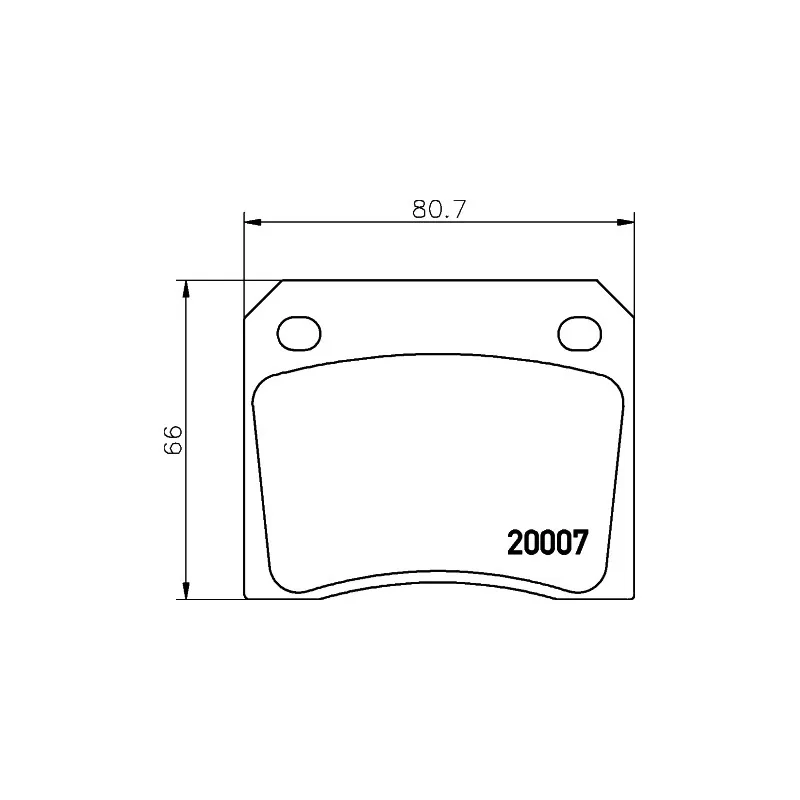 Jeu de 4 plaquettes de frein arrière MINTEX MGB521