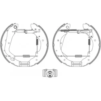 Jeu de mâchoires de frein MINTEX MSK294