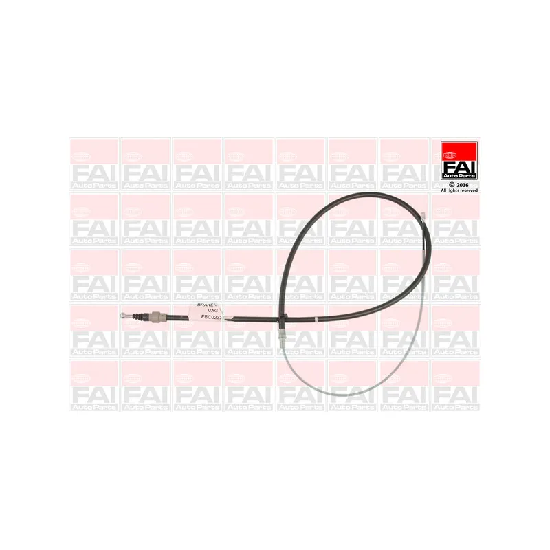 Tirette à câble, frein de stationnement FAI AutoParts FBC0233