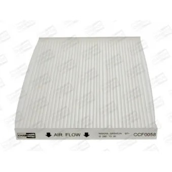 Filtre, air de l'habitacle CHAMPION CCF0058