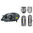 Projecteur principal HELLA 1ZS 263 036-321 - Visuel 2