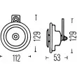 Avertisseur sonore HELLA 3BA 002 768-082 - Visuel 2