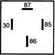 Relais, courant de travail HELLA 4RA 003 530-041 - Visuel 3