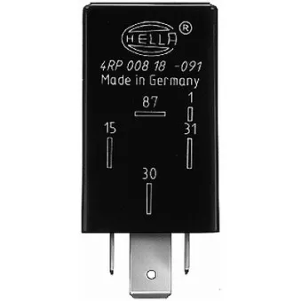 Relais, pompe à carburant HELLA 4RP 008 189-091