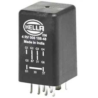 Appareil de commande, temps de préchauffage HELLA 4RV 008 188-481