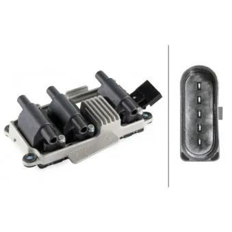 Bobine d'allumage HELLA 5DA 358 057-291