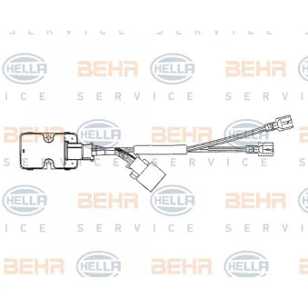 Régulateur, pulseur d'air habitacle HELLA 5HL 351 321-021