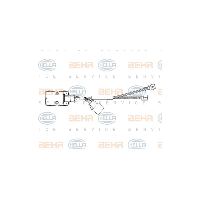 Régulateur, pulseur d'air habitacle HELLA 5HL 351 321-021