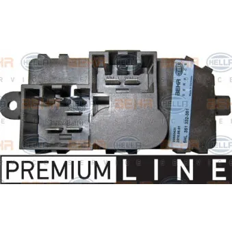 Régulateur, pulseur d'air habitacle HELLA 5HL 351 332-351
