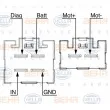Régulateur, pulseur d'air habitacle HELLA 5HL 351 332-481 - Visuel 1