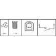 Interrupteur, commande des freins (gestion du moteur) HELLA 6DD 010 966-011 - Visuel 2