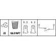 Interrupteur des feux de freins HELLA 6DF 007 669-001 - Visuel 2