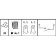 Interrupteur des feux de freins HELLA 6DL 003 262-001 - Visuel 2