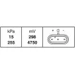Capteur, pression de suralimentation HELLA 6PP 009 400-171 - Visuel 2