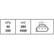 Capteur, pression de suralimentation HELLA 6PP 009 400-181 - Visuel 2