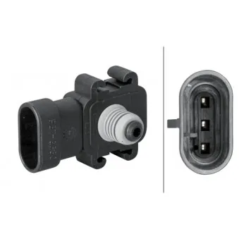 Capteur, pression de suralimentation HELLA 6PP 009 400-201