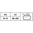 Capteur, pression de suralimentation HELLA 6PP 009 400-491 - Visuel 2
