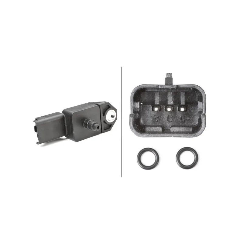 Capteur, pression de suralimentation HELLA 6PP 009 400-521
