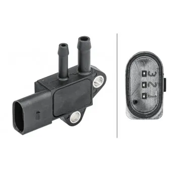 Capteur, pression des gaz échappement HELLA 6PP 009 409-011