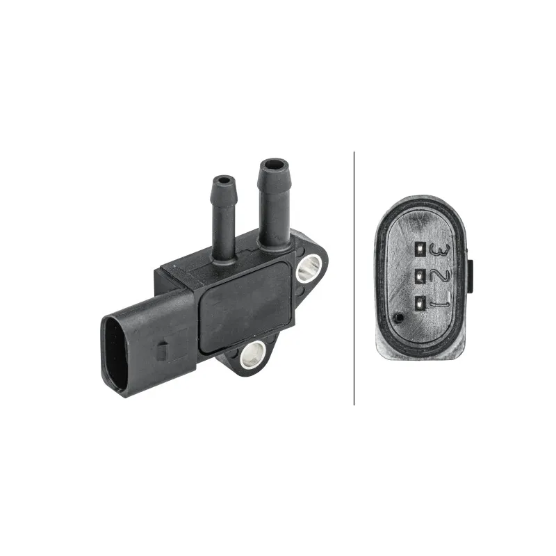 Capteur, pression des gaz échappement HELLA 6PP 009 409-011