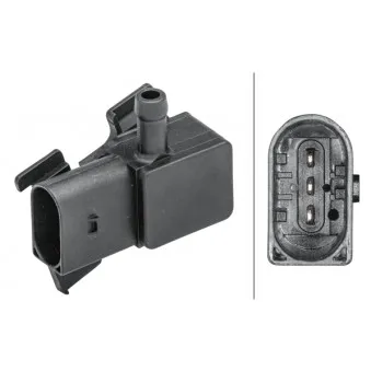 Capteur, pression des gaz échappement HELLA 6PP 009 409-021