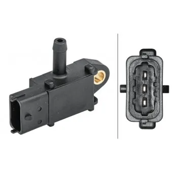 Capteur, pression des gaz échappement HELLA 6PP 009 409-071