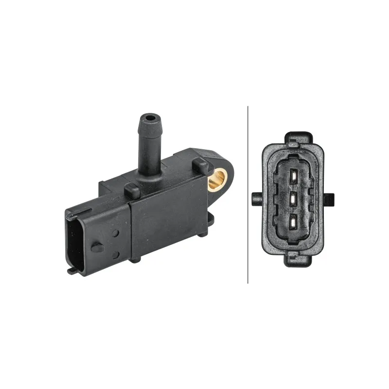 Capteur, pression des gaz échappement HELLA 6PP 009 409-071